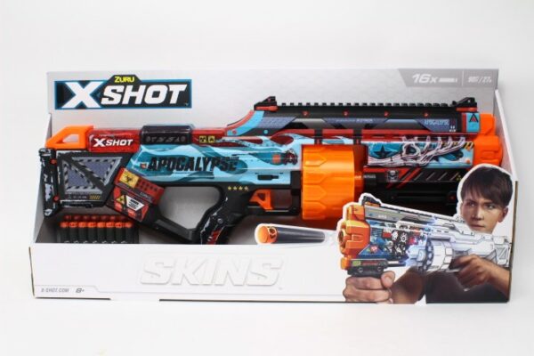 ZURU X-SHOT Skins Last wyrzutnia16st 36518D
