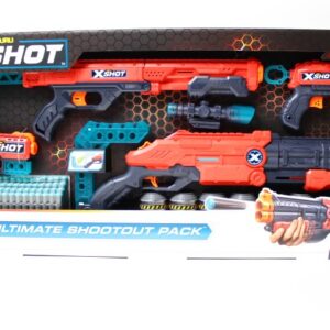 Zestaw miotaczy strzałek ZURU X-SHOT ULTIMATE SHOOTOUT PACK pakiet wyrzutni 48 strzałek (36251)