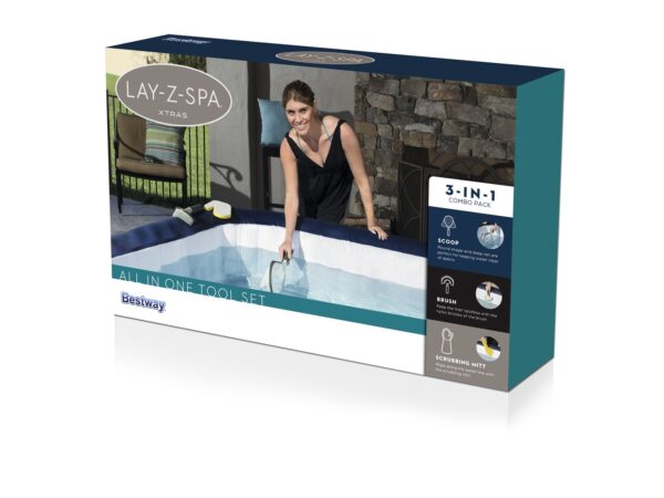 Bestway 60310 akcesorium do wanny z hydromasażem / spa Zestaw do czyszczenia Szary, Biały, Żółty